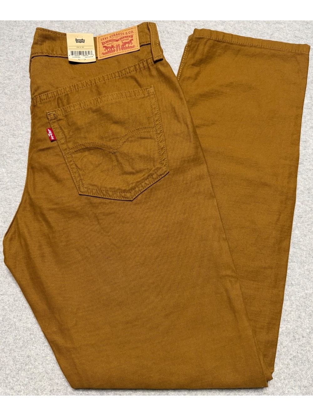 Levi’s Middy Straight Brown Jeans Women’s 28x30 Mid Rise NWT Irregular